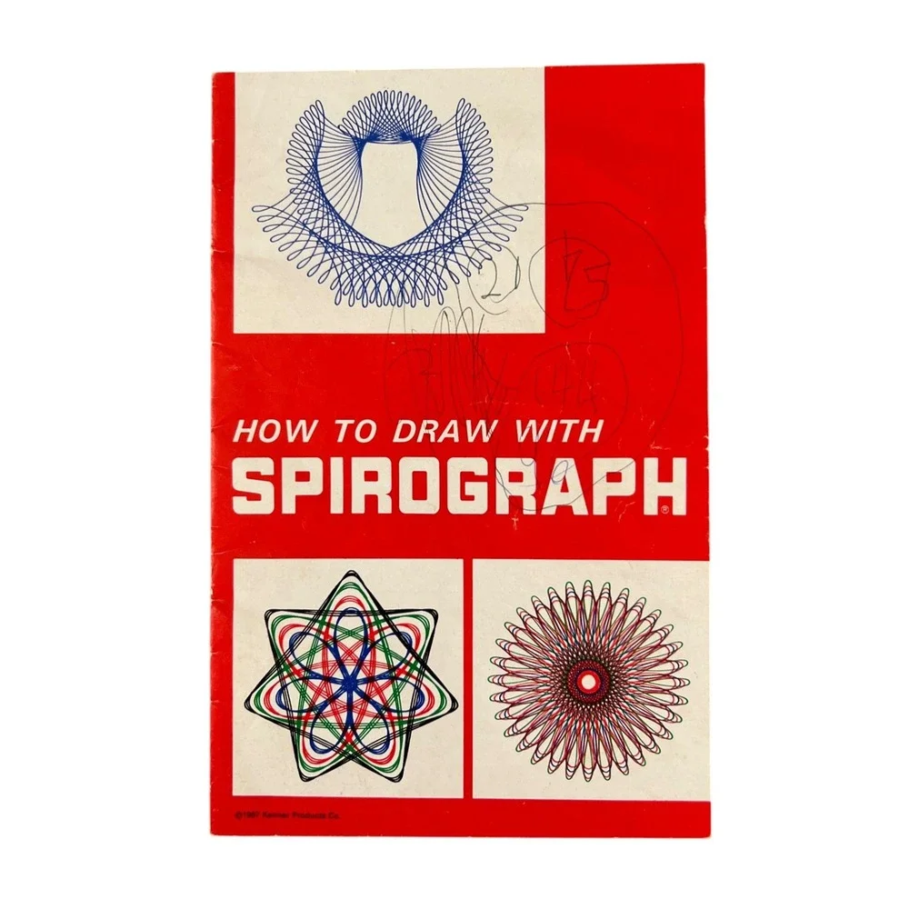 Spirograph Set 1967 No. 401 Kenner Geometric Drawing Toy Vintage Original Box
